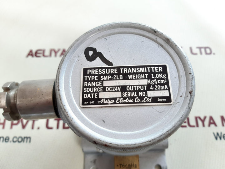 Meiyo electric smp-2lb pressure transmitter -76cmhg~2 kgf/cm²