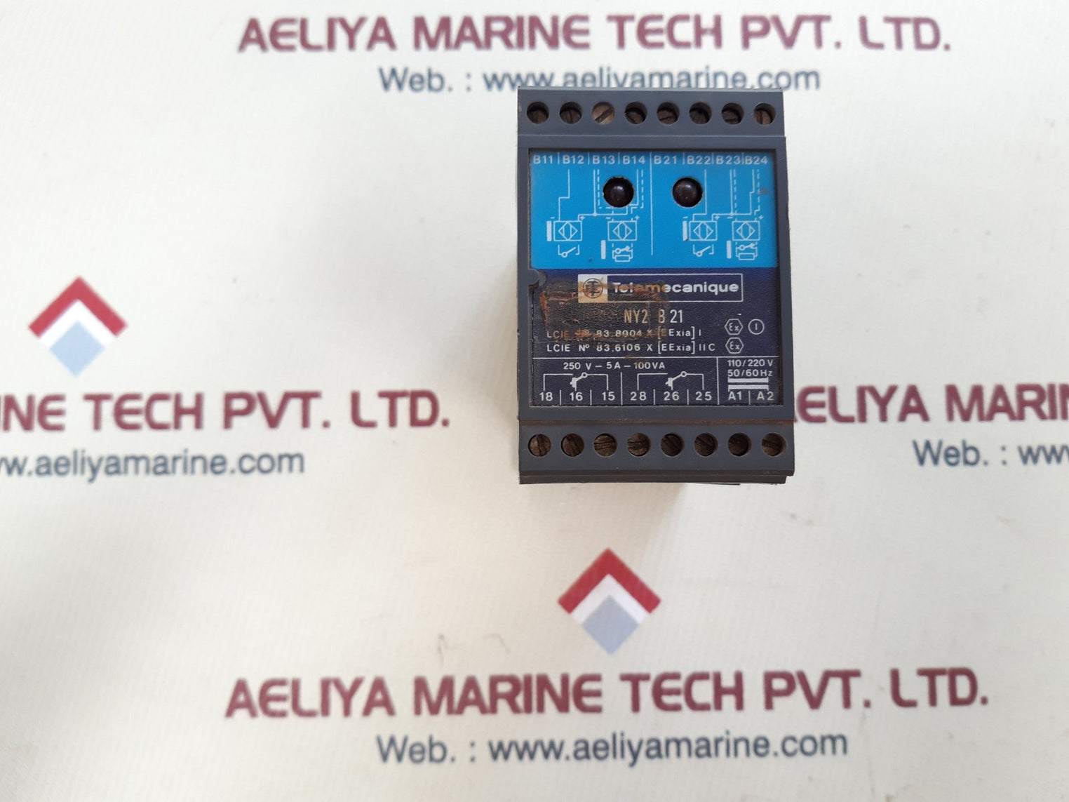 Telemecanique ny2 b 21 safety relay