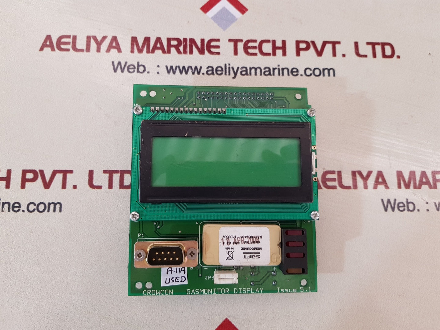 Crowcon gas monitor display