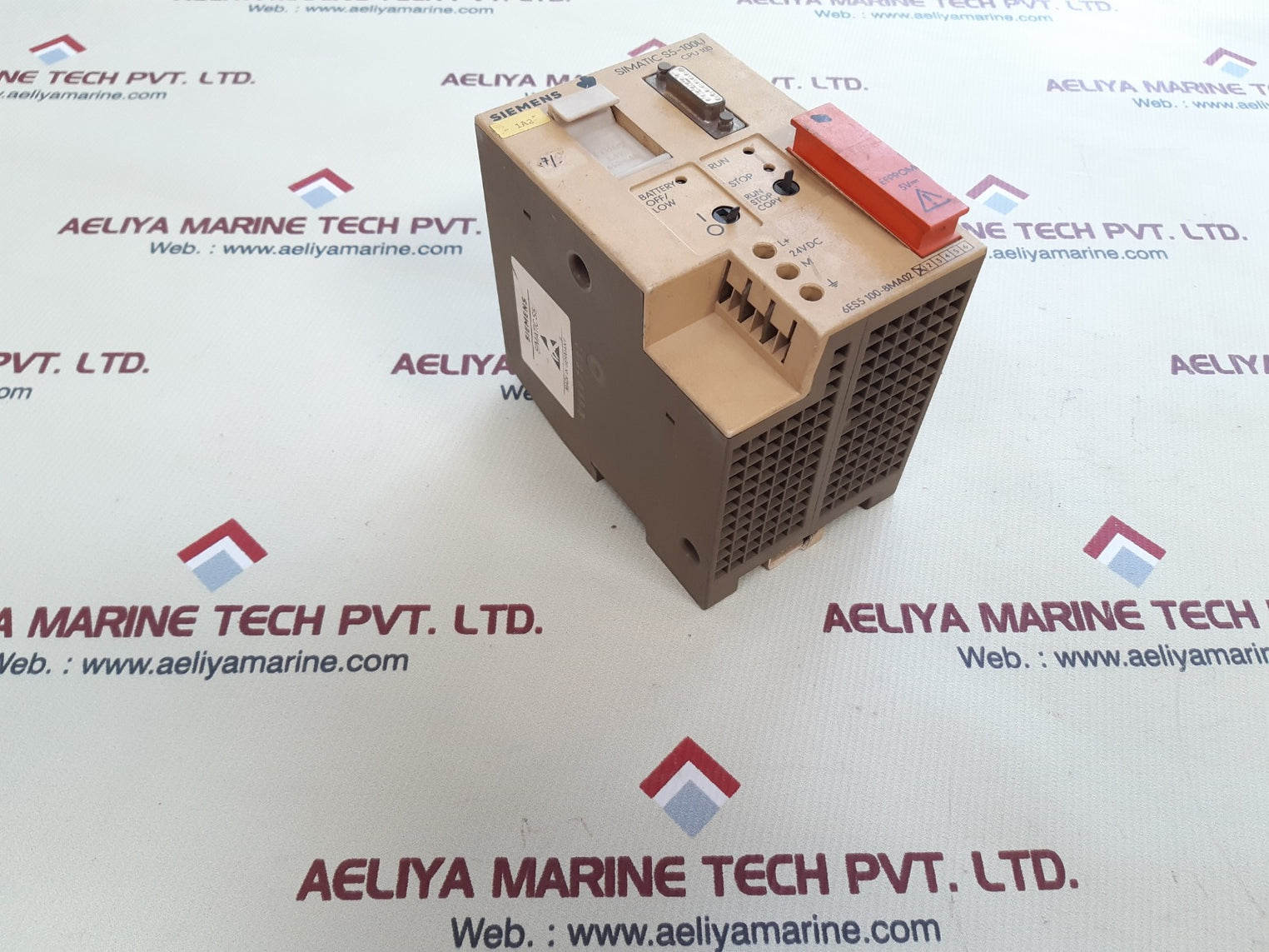 Siemens simatic s5-100u cpu 100 central processor unit 6es5 100-8ma02