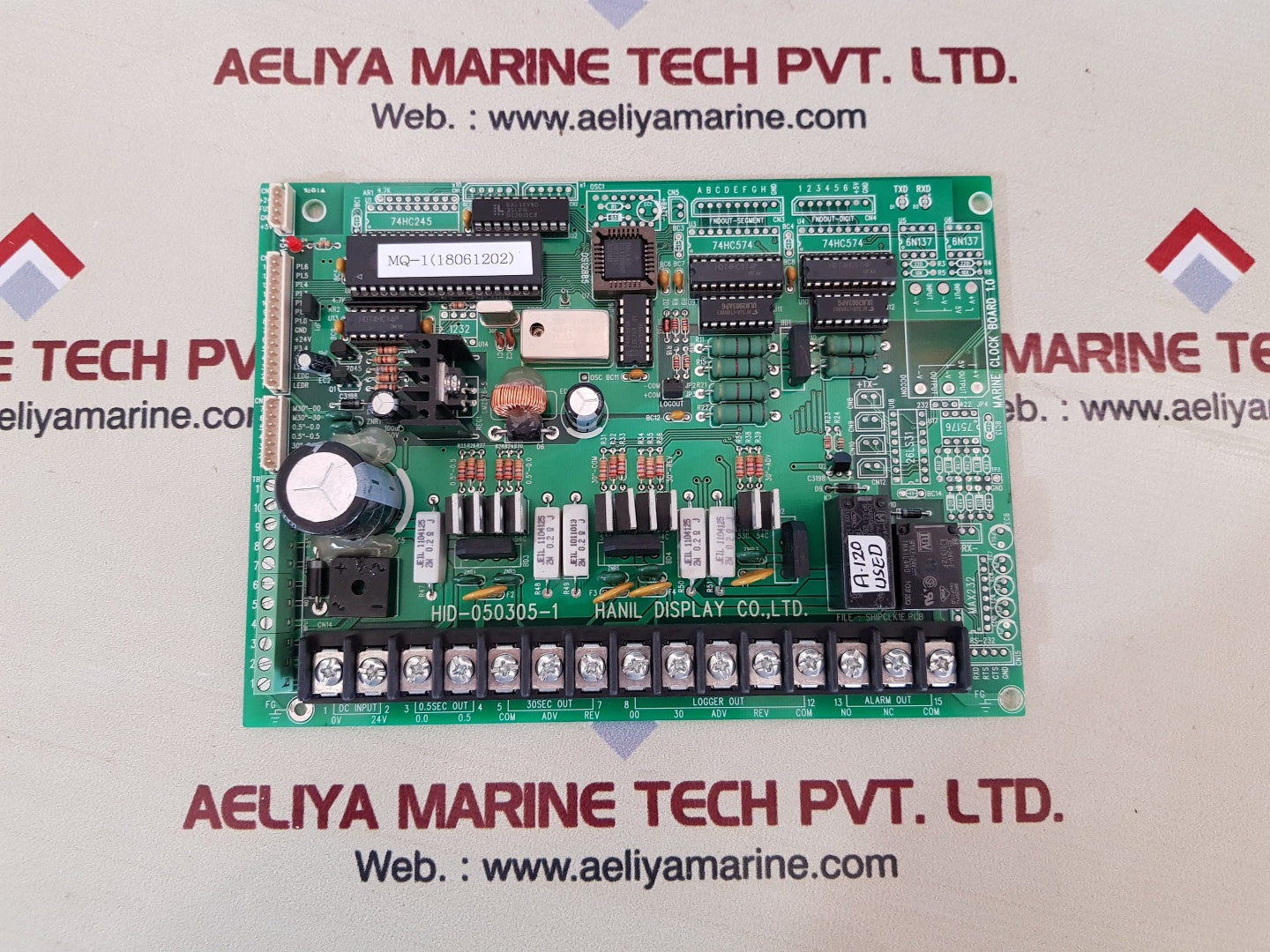 Hanil display hid-050305-1 marine clock board 1.0