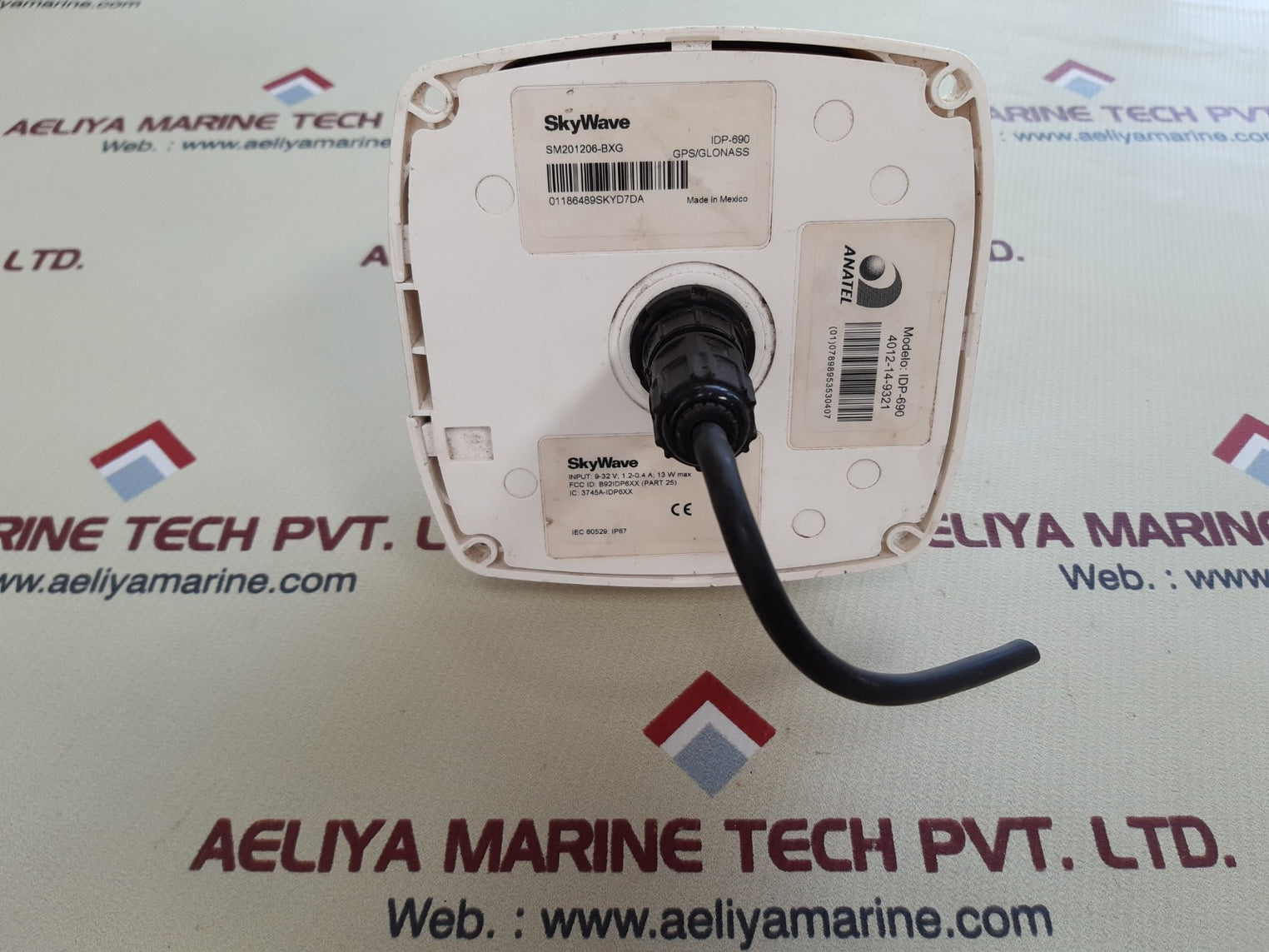 Skywave idp-690 satellite remote monitoring system sm201206-bxg