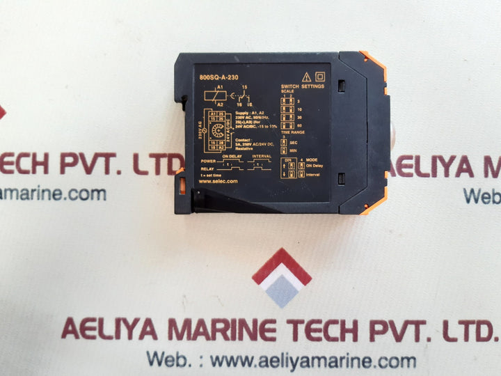 Selec 800sq-a-230 delay timer