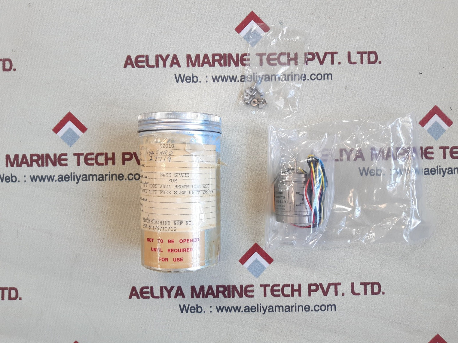 Elliott 7c68/2-li-bi ellsyn synchro torque transmitter