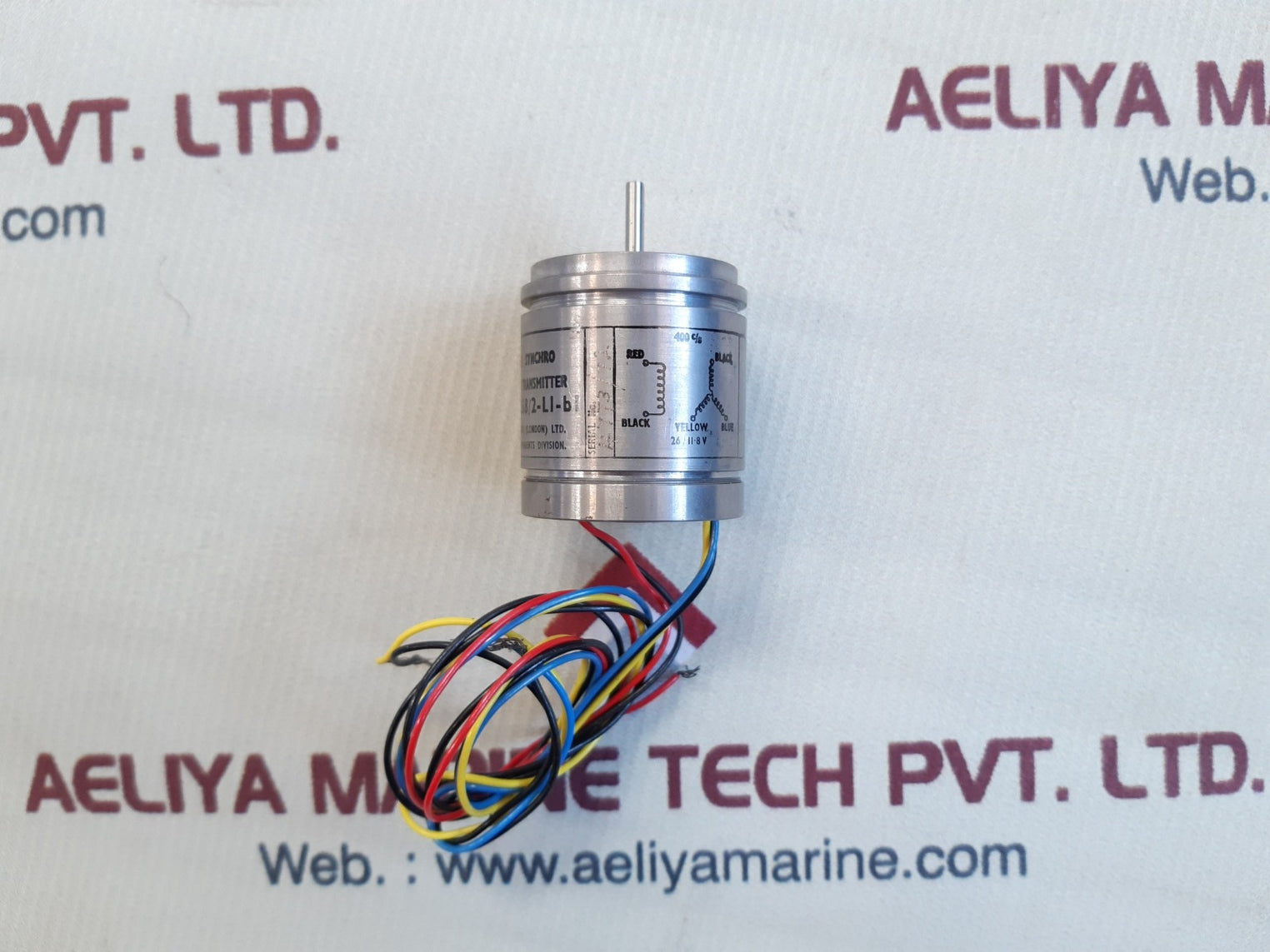 Elliott 7c68/2-li-bi ellsyn synchro torque transmitter