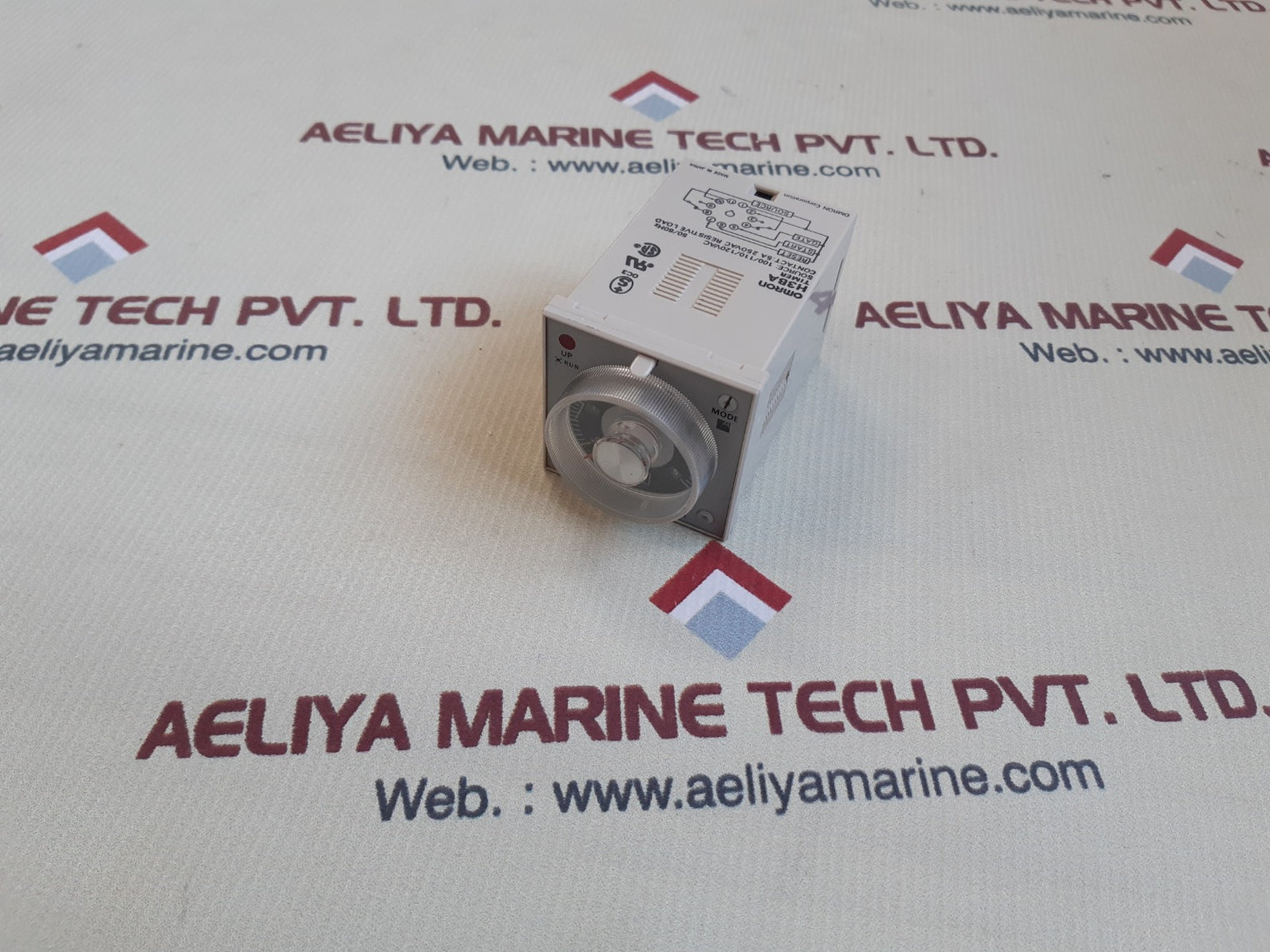 Set of 5x Omron h3ba timer relay 100/110/120vac 0-5sec