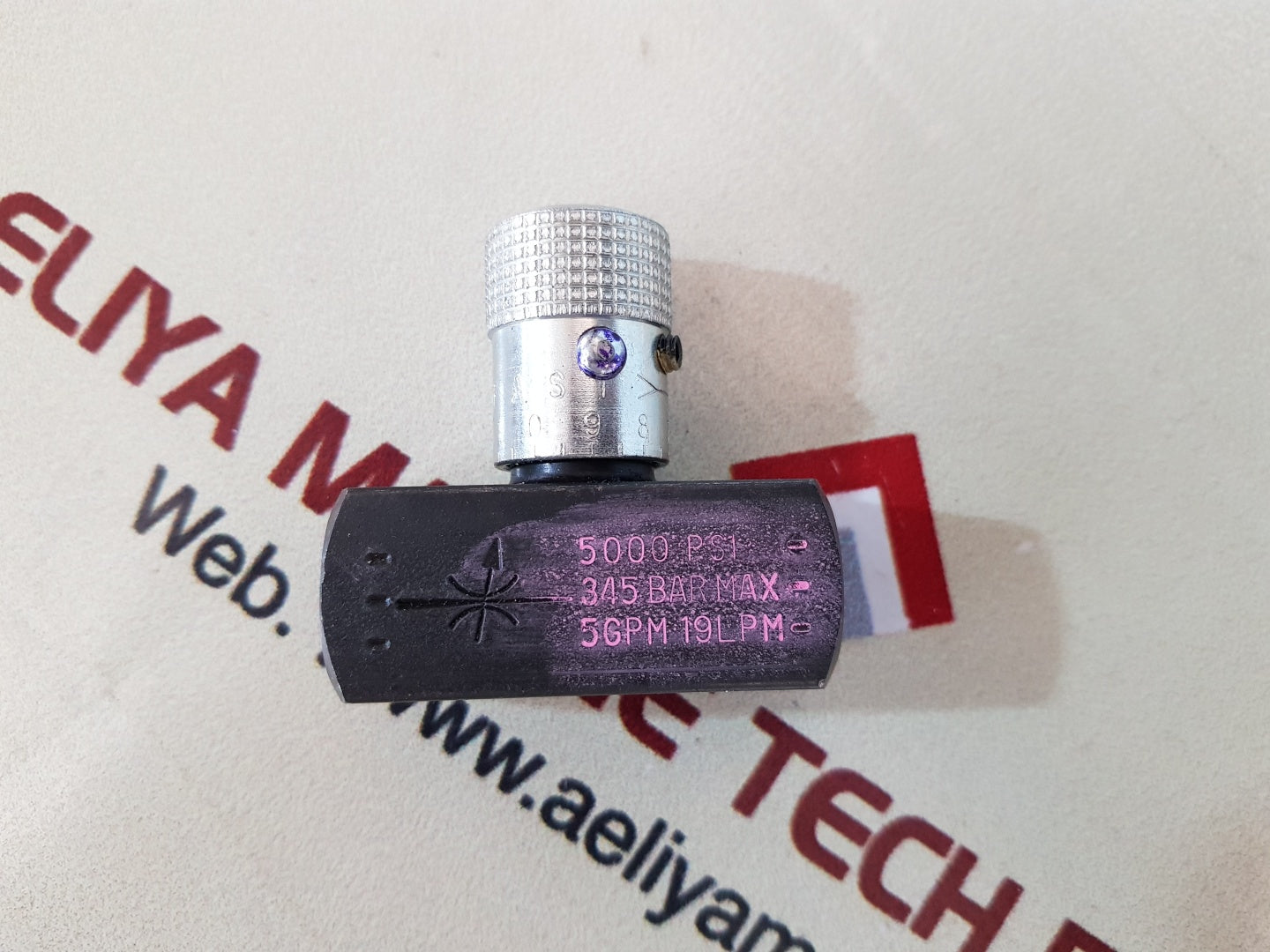 Parker n400s/1a047 flow control needle valve