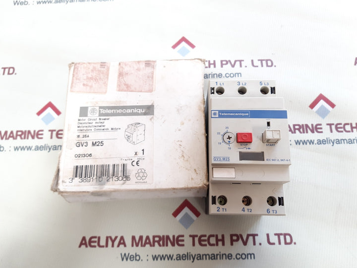 Telemecanique gv3 m25 motor circiut breaker
