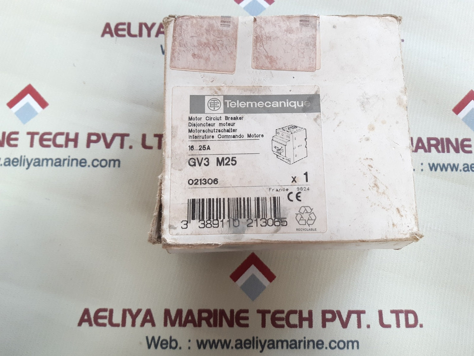 Telemecanique gv3 m25 motor circiut breaker