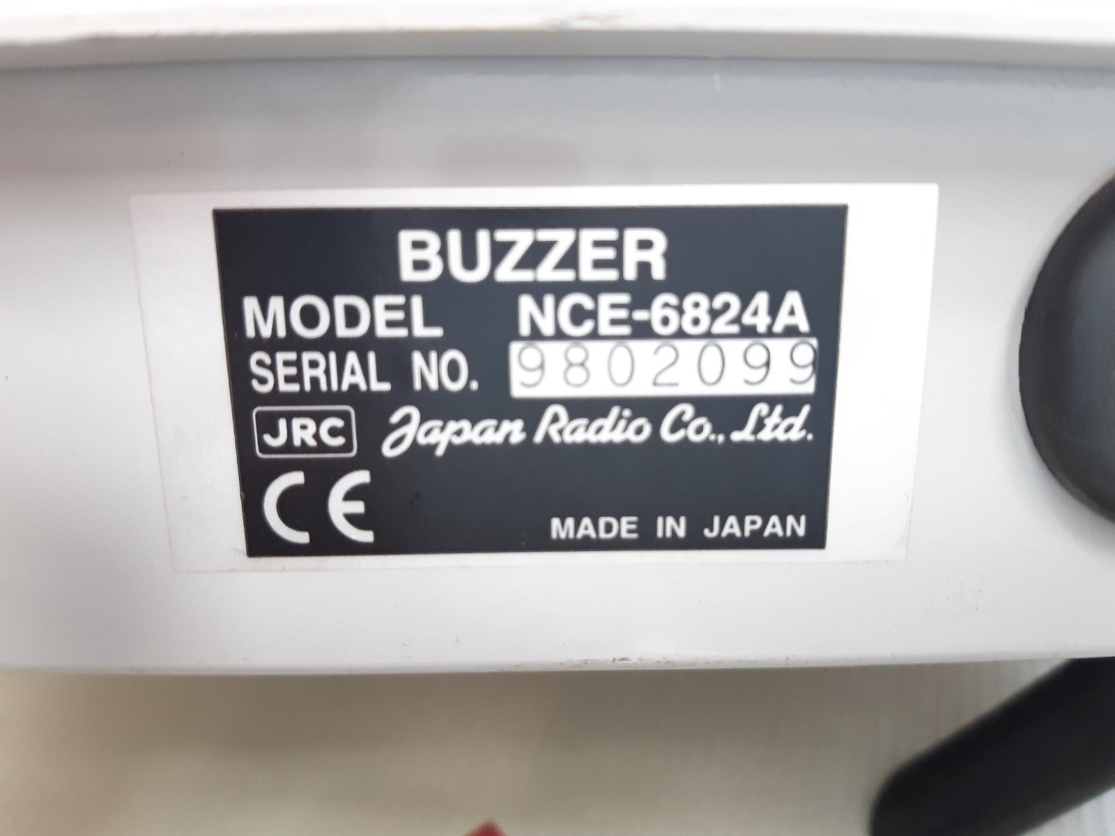 Jrc external buzzer nce-6824a