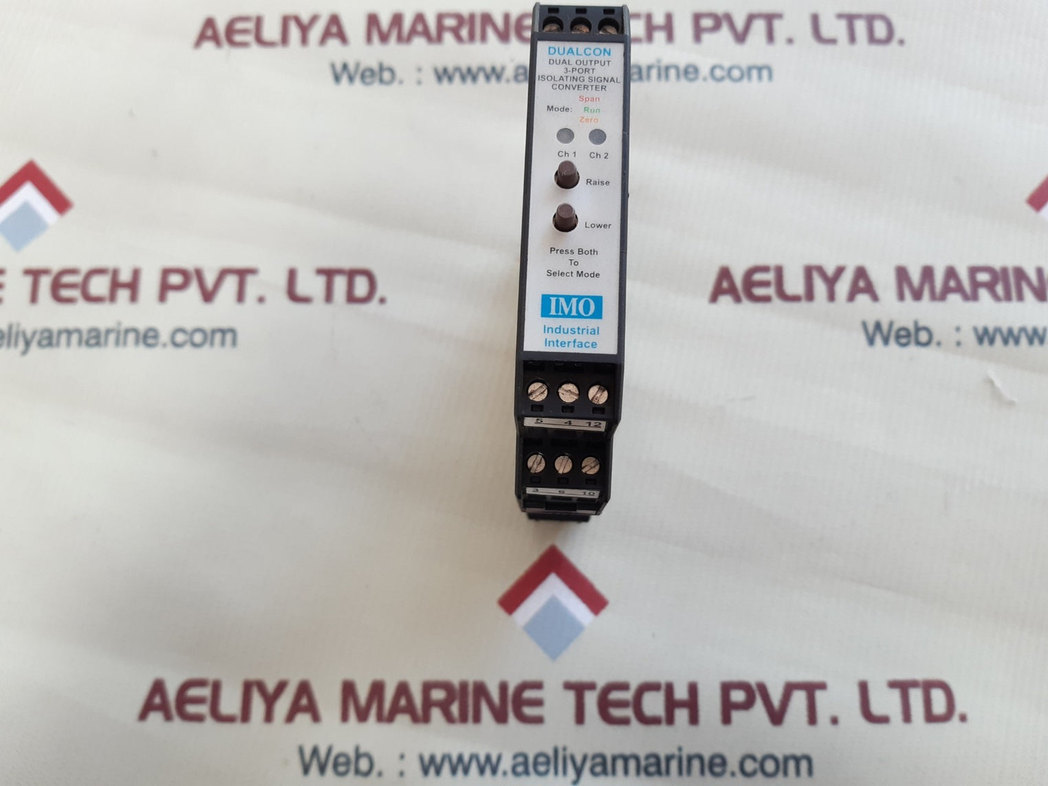 Imo dualcon-6 isolating signal converter