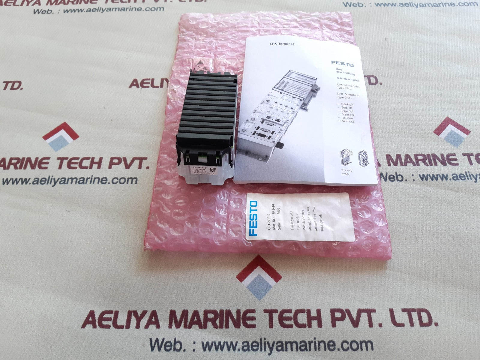 Festo cpx-8de-d digital input module f602 r06