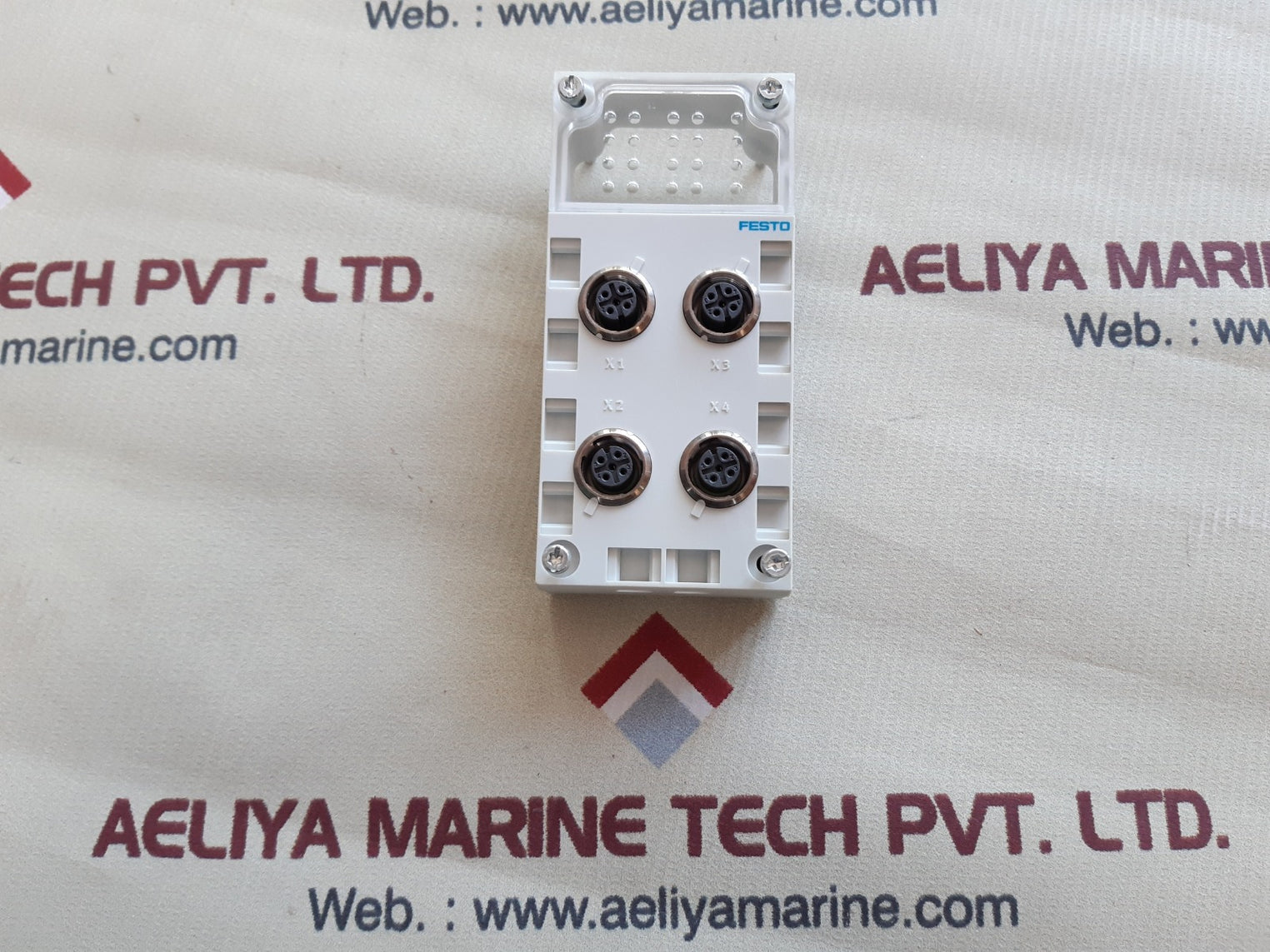 Festo cpx-ab-4-m12x2-5pol-r connection block