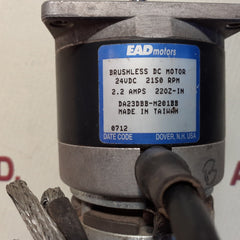 Ead motor da23dbb-m201bb brushless dc motor 24v 2150rpm