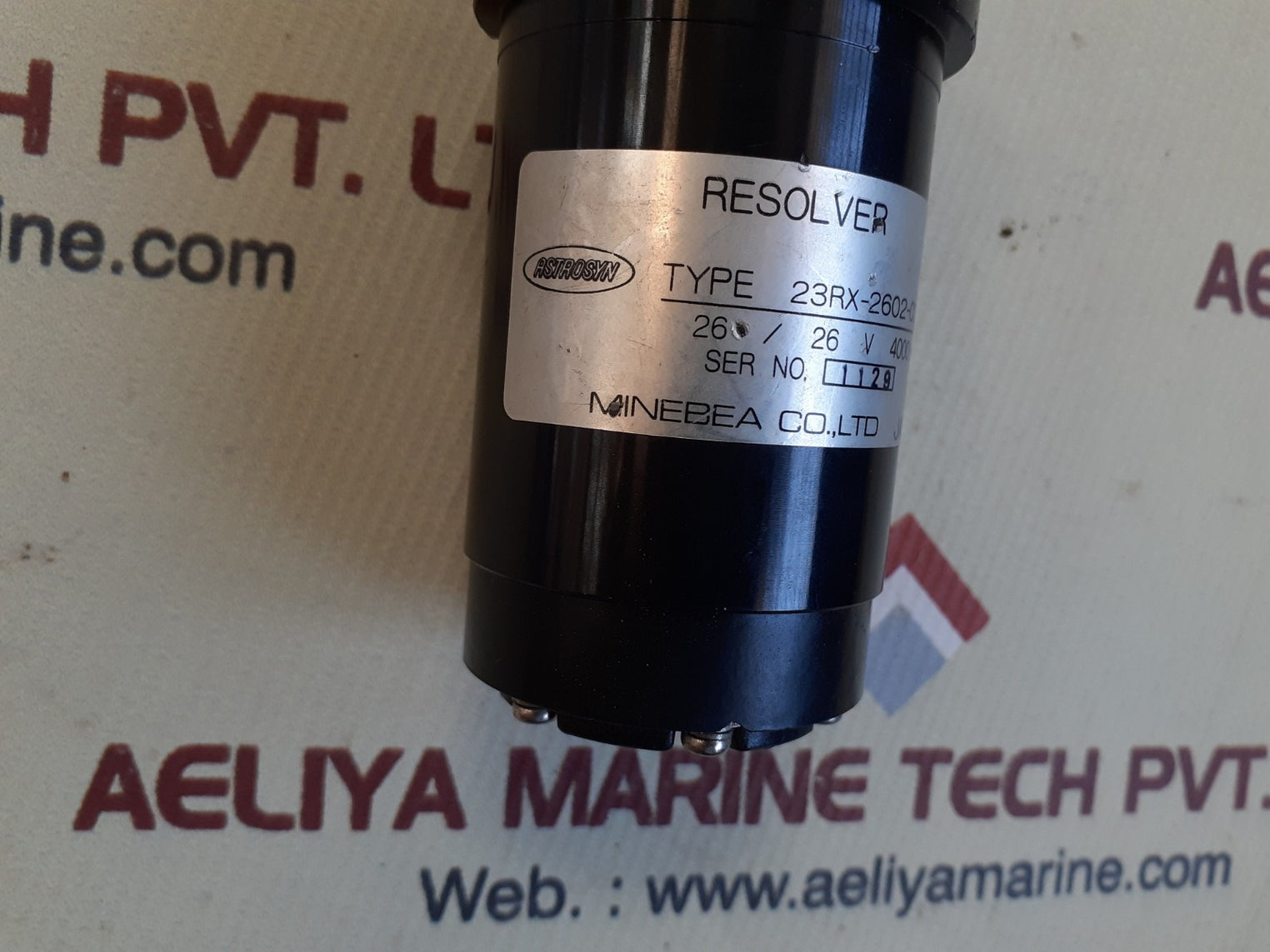 Astrosyn 23rx-2602-co1 resolver motor 4000hz
