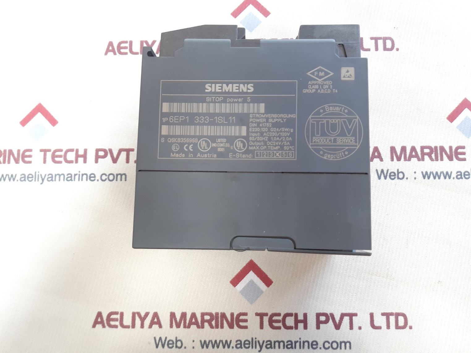 Siemens sitop power 5 6ep1 333-1sl11 power supply 60'c