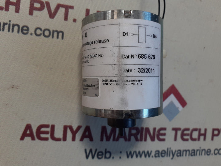 Schneider electric 685 679 undervoltage release for masterpact circuit breaker