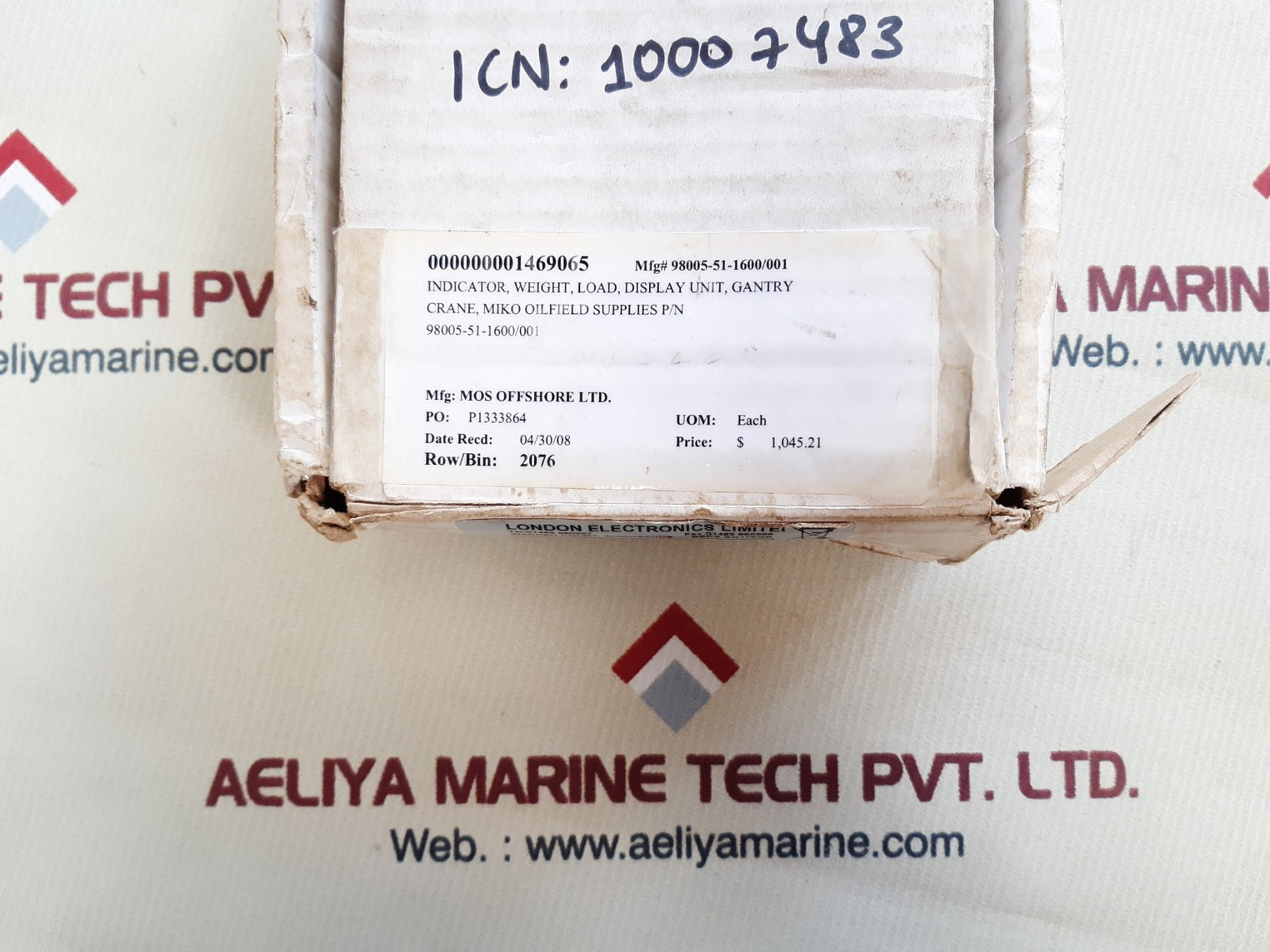 London electronics pro-3-x-g-11-30d display unit