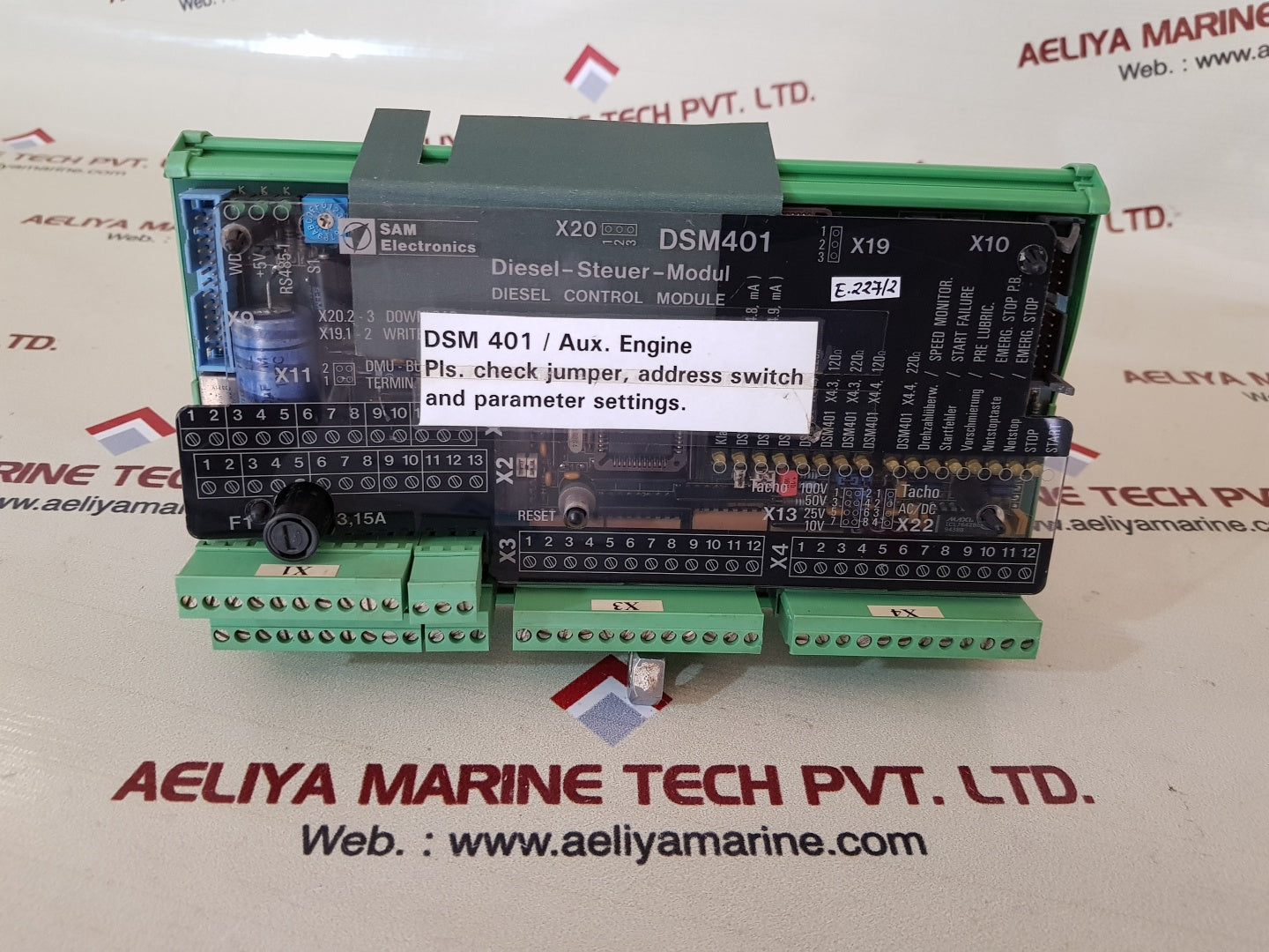 Stn atlas /sam electronics dsm401 diesel control module 271.130 437/f