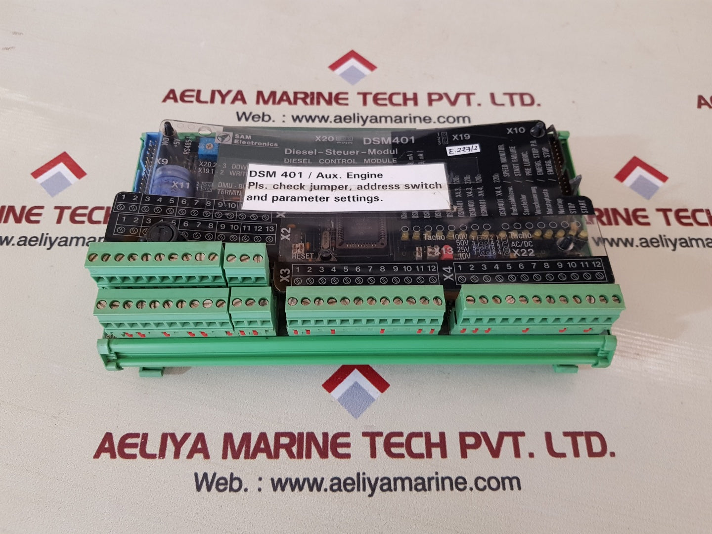 Stn atlas /sam electronics dsm401 diesel control module 271.130 437/f