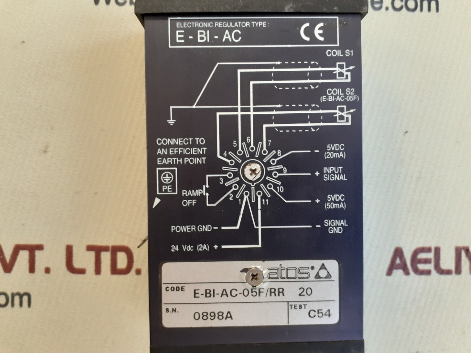 Atos e-bi-ac-05f/rr 20 electronic driver