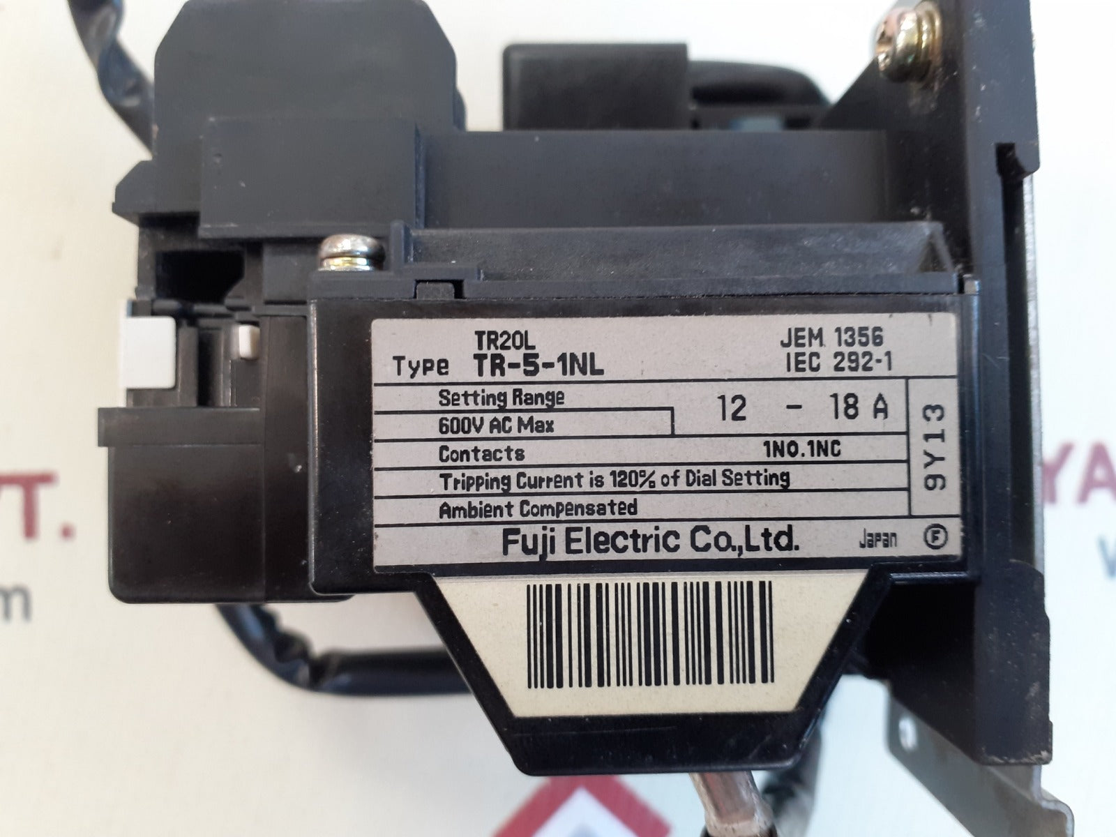 Fuji electric tr-5-1nl electromagnetic contactor