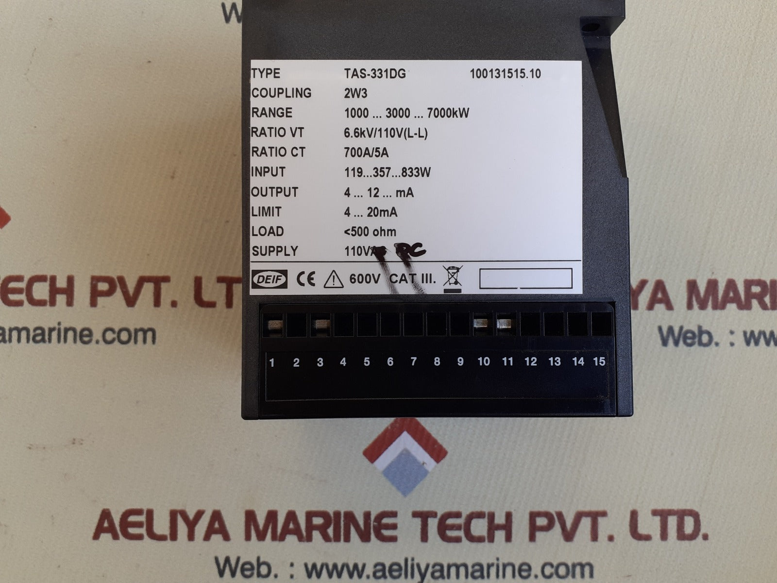 Deif tas-331dg 100131515.10 selectable transducer
