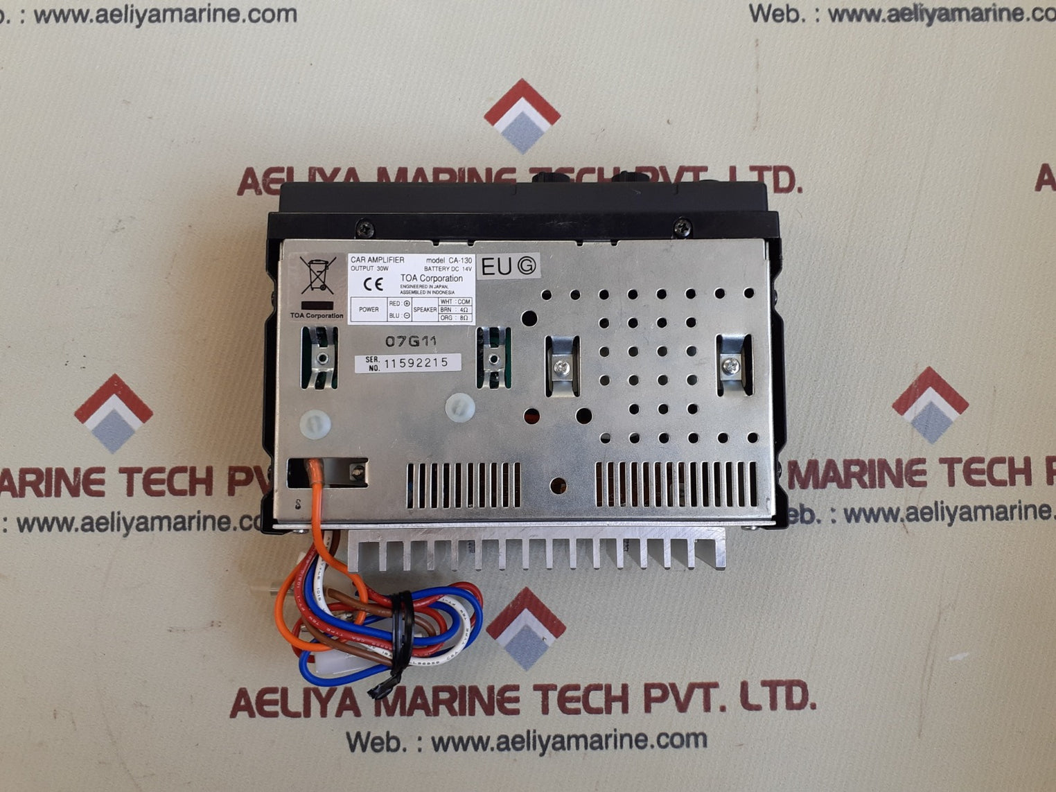 Toa ca-130 car amplifier