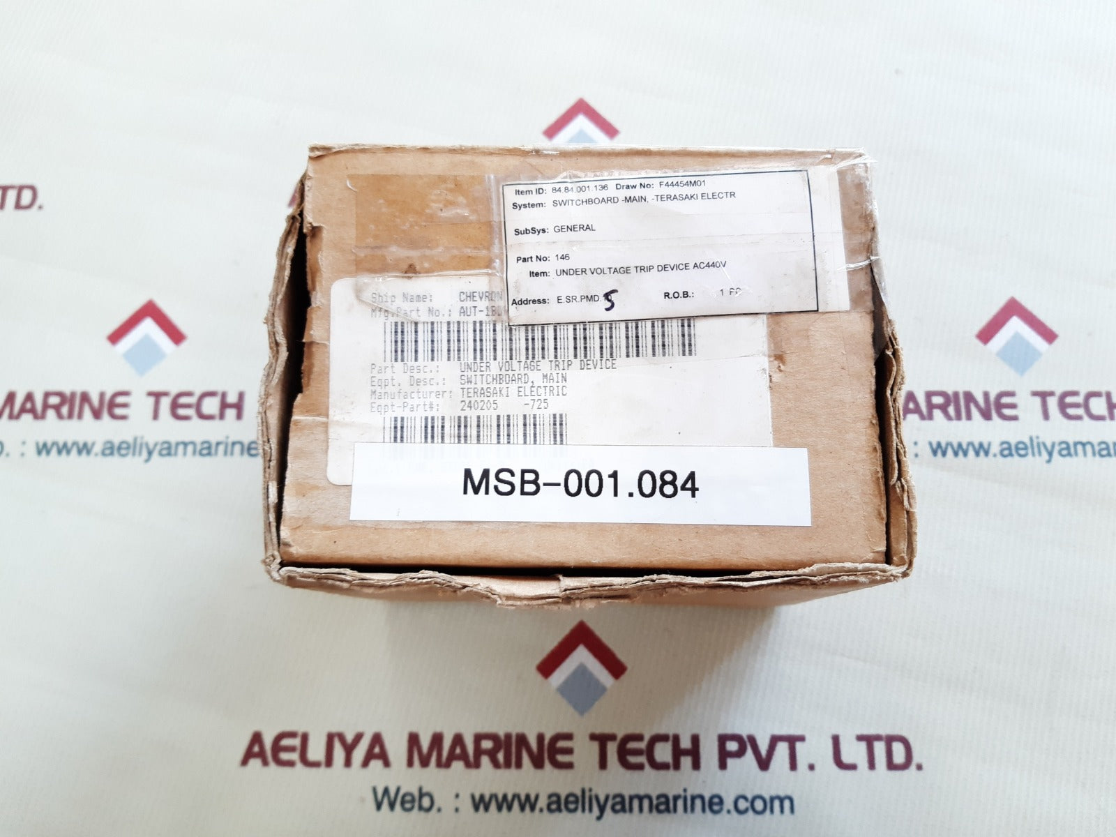 Terasaki electric aut-1bd r uvt trip device