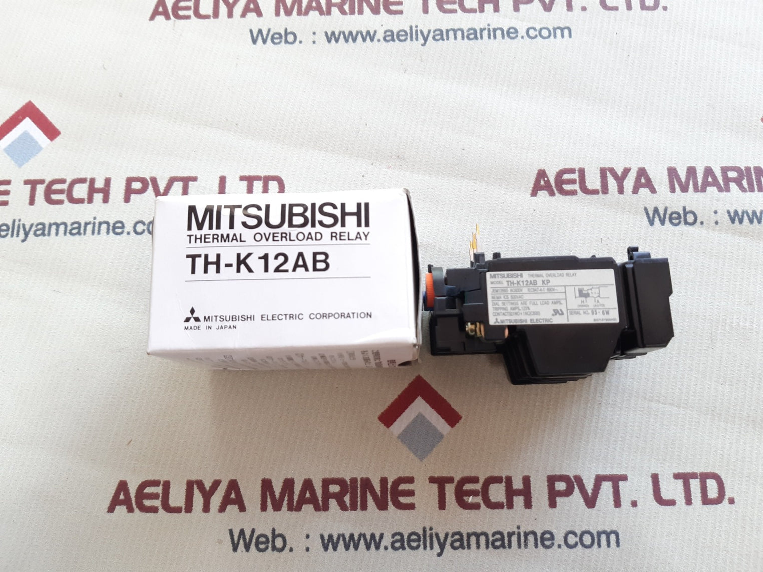 Mitsubishi electric th-k12ab kp thermal overload relay
