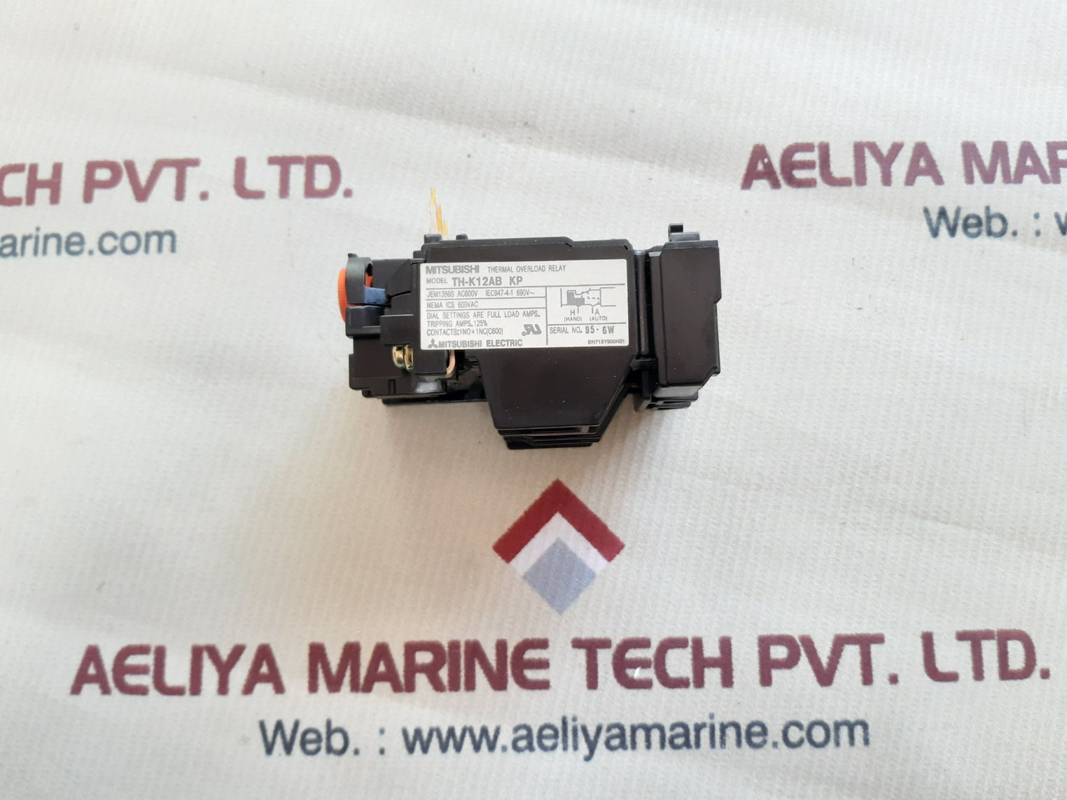 Mitsubishi electric th-k12ab kp thermal overload relay