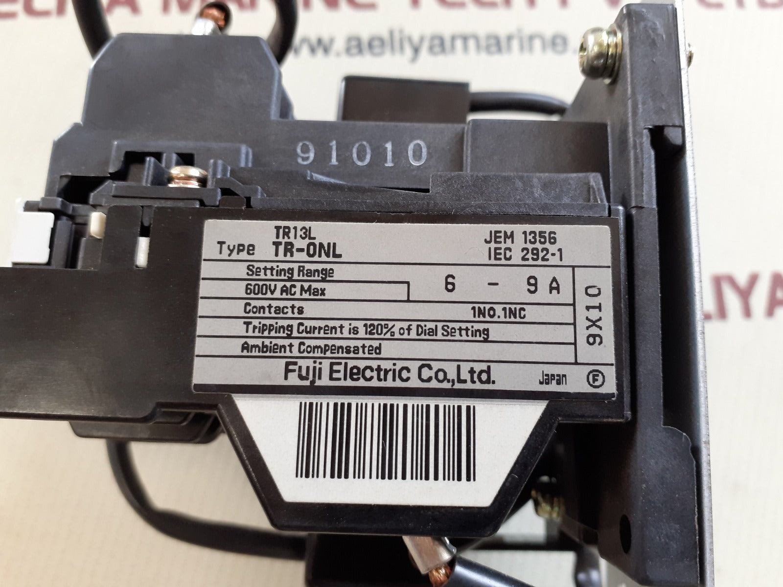 Fuji electric tr-onl thermal overload relay tr13l