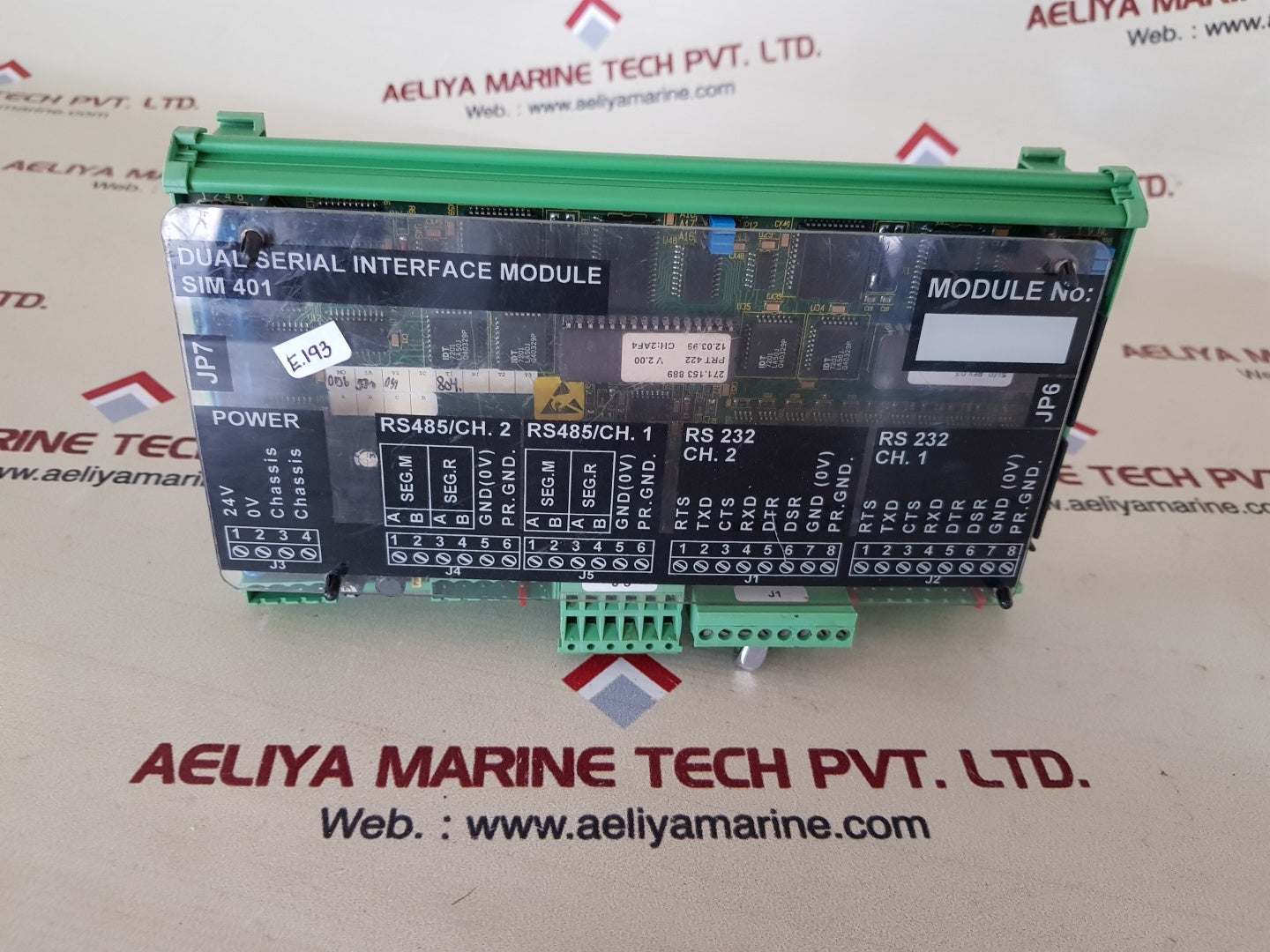 Lyngso marine/sam electronics dual serial interface module sim 401