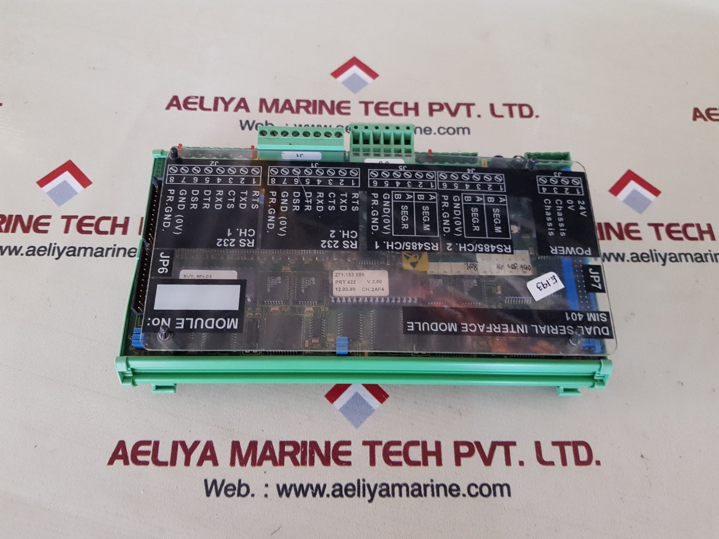Lyngso marine/sam electronics dual serial interface module sim 401