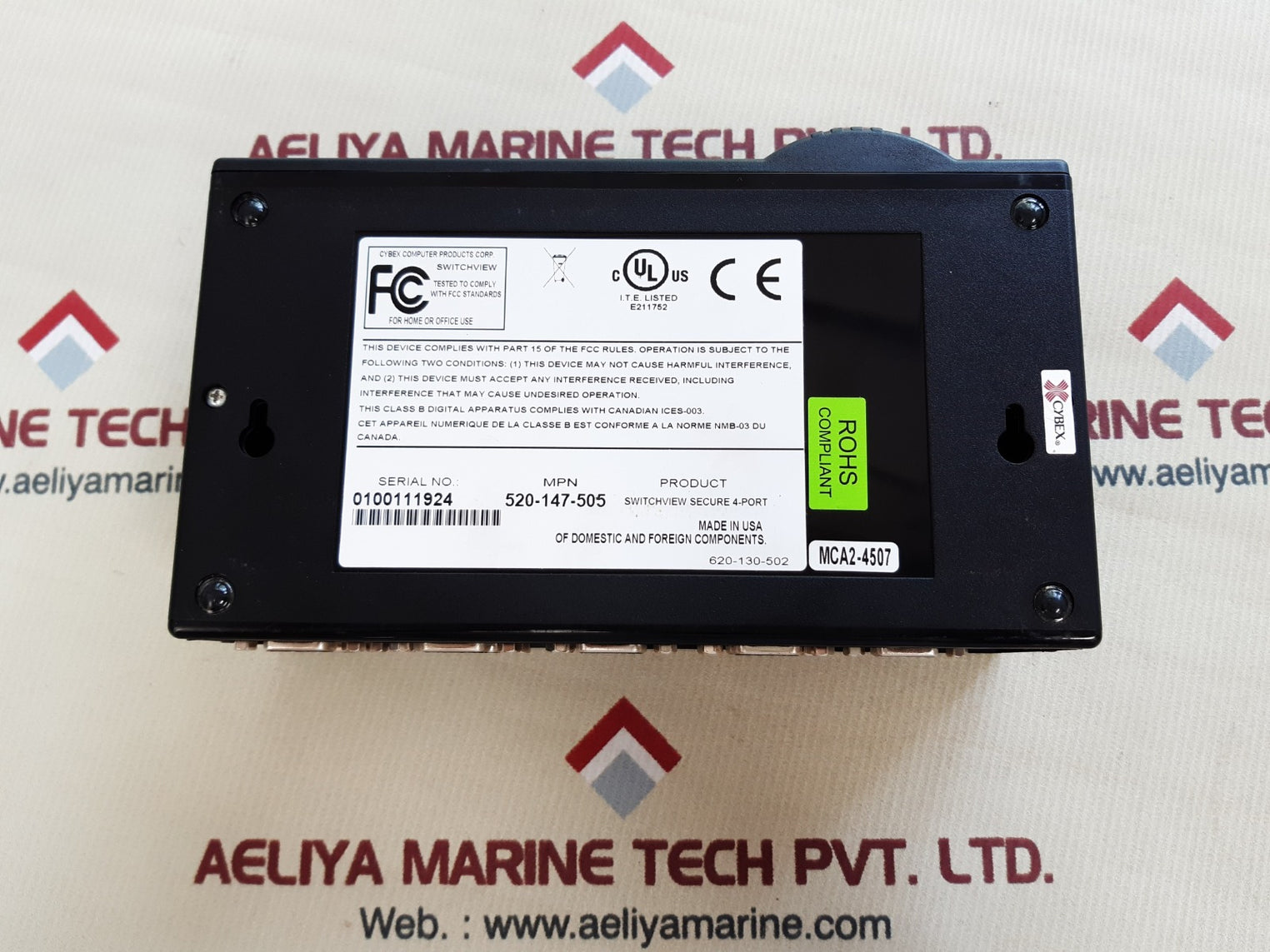 Cybex 520-147-505 switchview secure 4-port