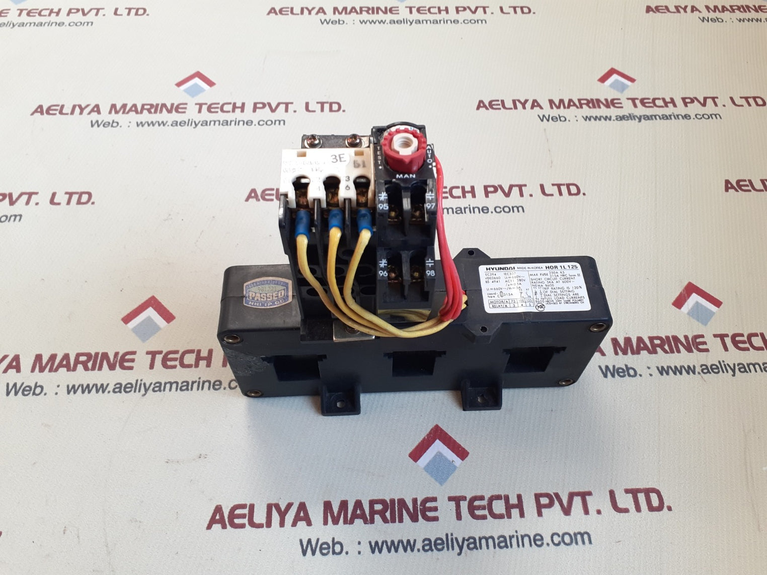 Hyundai hor 1l 125 thermal overload relay