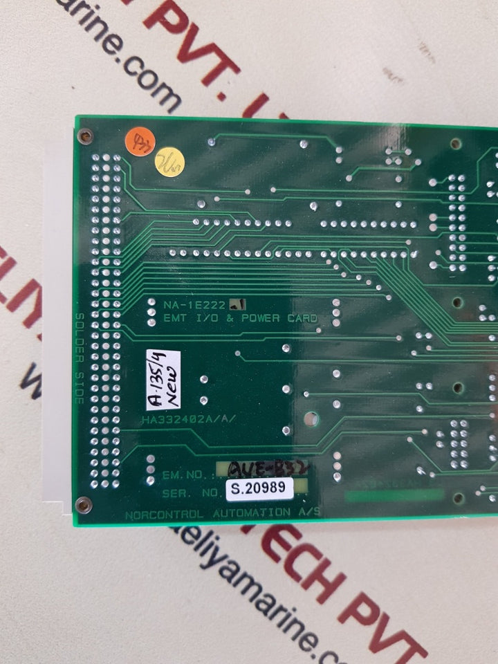 Kongsberg Na-1E222.1 Emt I/O & Power Card 6200095