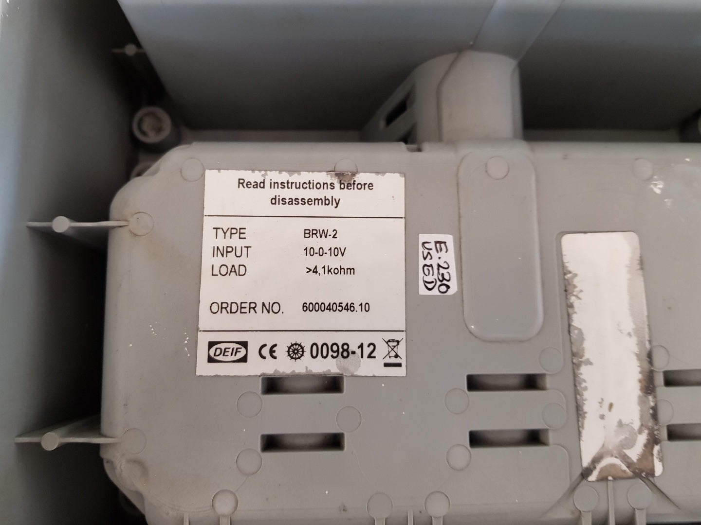 Deif brw-2 wing indicator