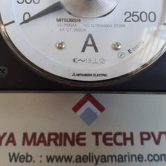 Mitsubishi electric ls-110naa ammeter 0-2500