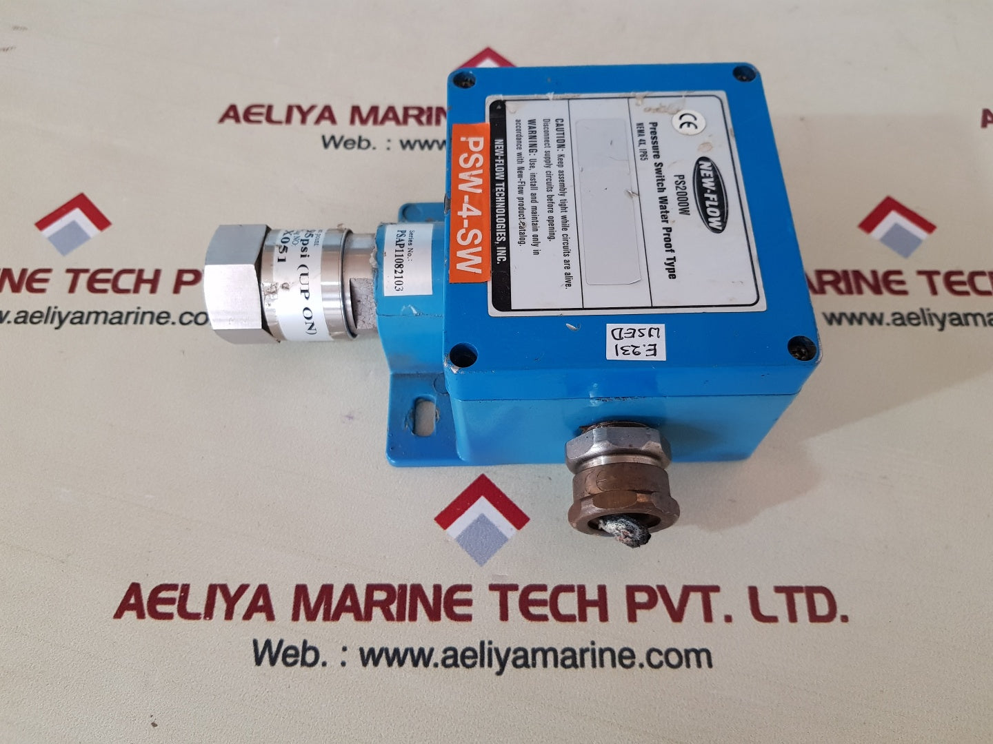 New flow ps2000w pressure switch waterproof type