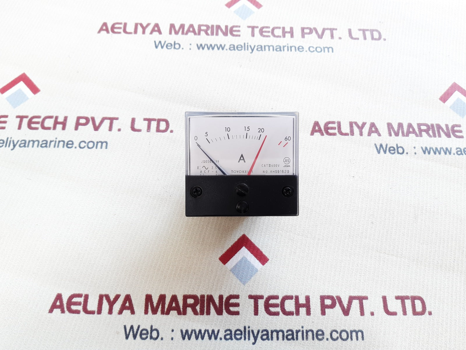 Toyo keiki acf-6 amp panel meter