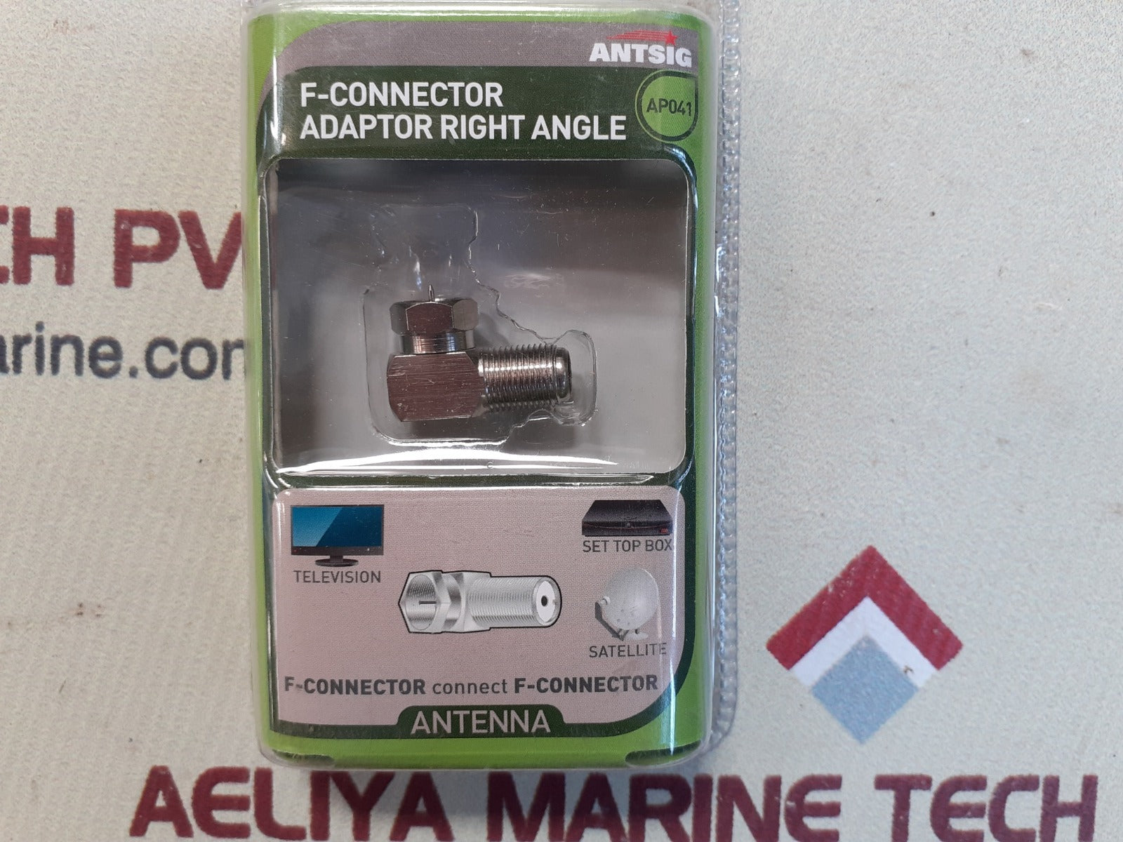 Antsig ap041 f-connector adaptor right angle