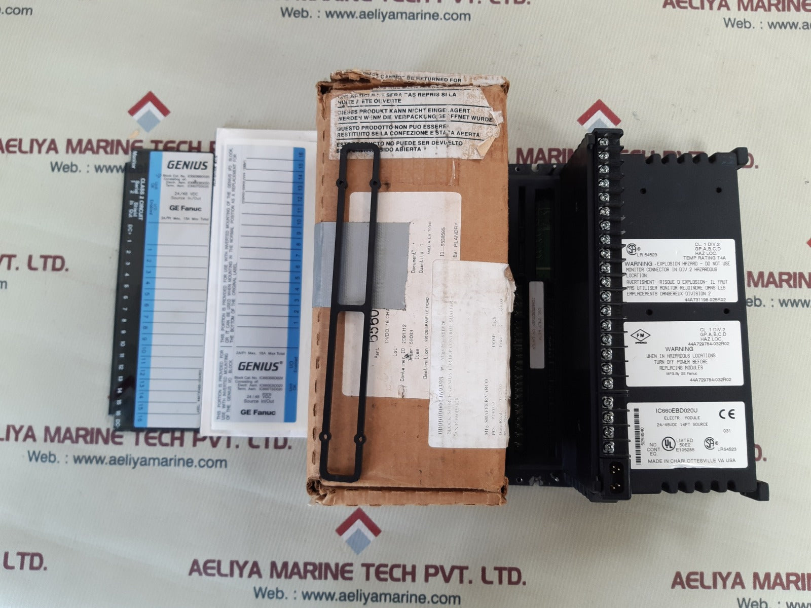 Ge fanuc ic660ebd020u module