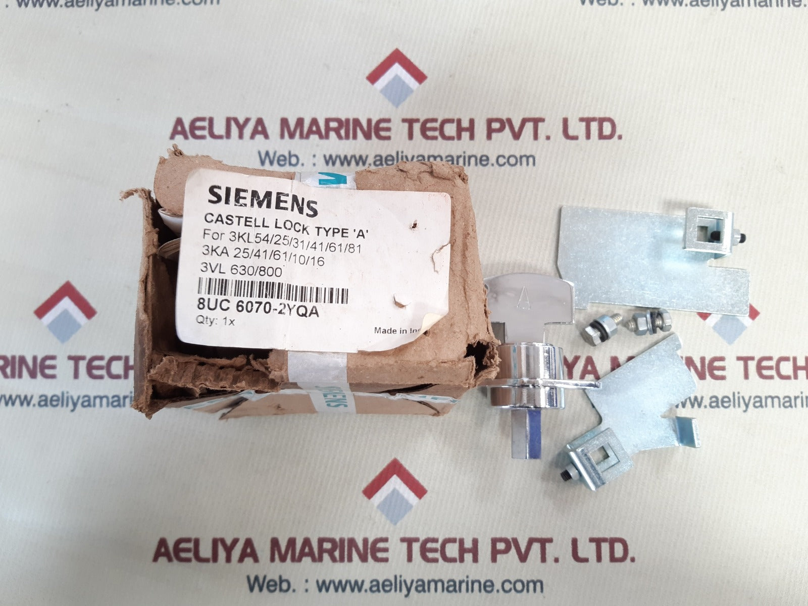 Siemens castell lock type'a' 8uc 6070-2yqa