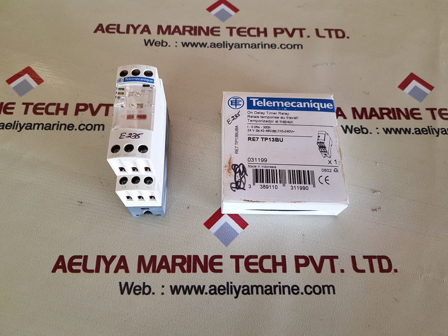 Telemecanique/scheider electric re7 tp13bu on delay timer relay