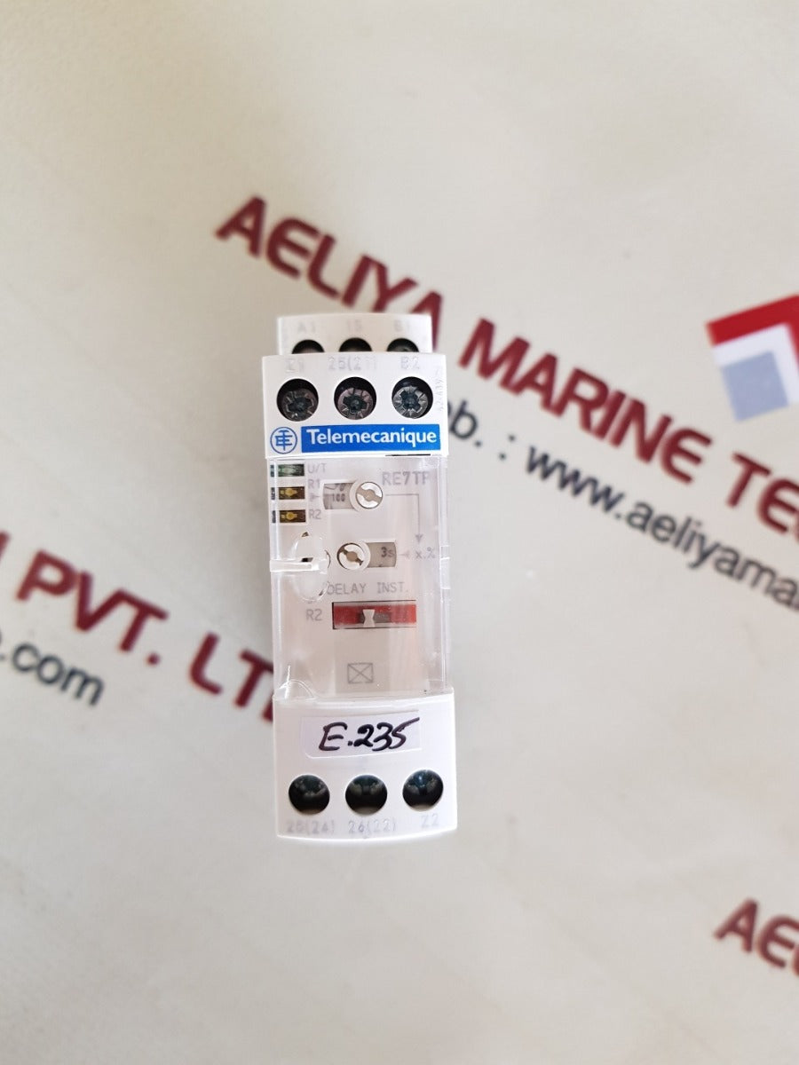 Telemecanique/scheider electric re7 tp13bu on delay timer relay