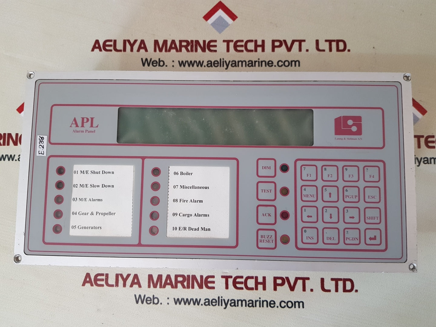 Apl 1284-002 alarm panel