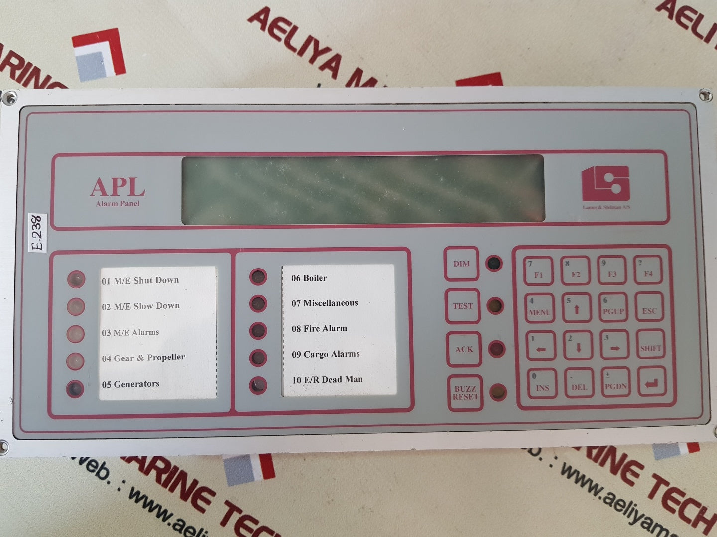 Apl 1284-002 alarm panel