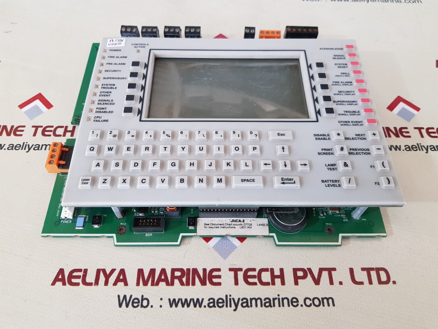 Jnca-2 network controller interface fire alarm system