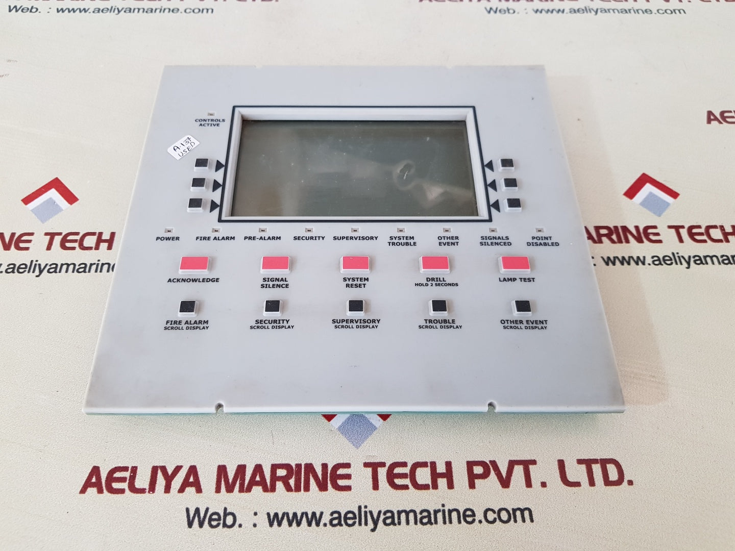 Notifier lcd-160pca signaling device fire alarm rev.F